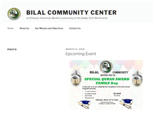 Tablet Screenshot of bilalcommunity.org